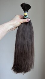 Волосы детские 40-42 см, 105 грамм. - Детские волосы для наращивания 