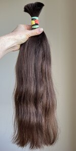 Волосы детские 48-49 см, вес 117 грамм - Детские волосы для наращивания 