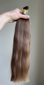 Волосы детские 43-45 см, 77 грамм - Детские волосы для наращивания 