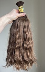 Волосы с девушки 40-43 см, 134 грамма - Детские волосы для наращивания 