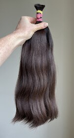 Волосы с девушки 41-44 см, 87 грамм - Детские волосы для наращивания 