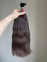 Волосы с девушки 40-41 см, 96 грамм  - Детские волосы для наращивания 