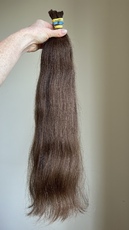 Волосы женские 55 см, 77 грамм - Детские волосы для наращивания 