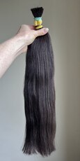 Волосы с девушки 47-48 см, 97 грамм - Детские волосы для наращивания 