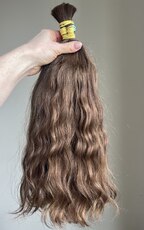 Волосы с девушки 40-43 см, 134 грамма - Детские волосы для наращивания 