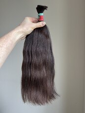 Волосы с девушки 40-41 см, 96 грамм  - Детские волосы для наращивания 