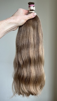 Волосы детские 43 см, 110 грамм - Детские волосы для наращивания 