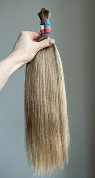 Волосы детские 42-43 см 81 грамм - Детские волосы для наращивания 