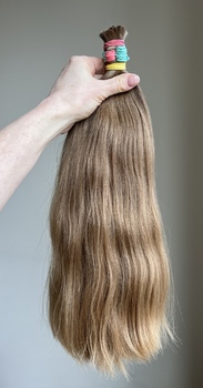 Волосы детские 43-44 см, 130 грамм - Детские волосы для наращивания 