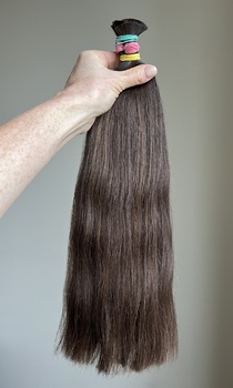 Волосы детские 42-43 см, 134 грамма - Детские волосы для наращивания 