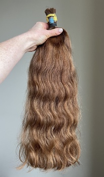 Волосы женские 50-52 см, 117 грамм - Детские волосы для наращивания 