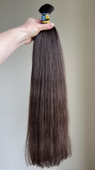 Волосы женские 56 см, 128 грамм  - Детские волосы для наращивания 