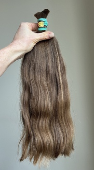 Волосы детские 43 см, 113 грамм - Детские волосы для наращивания 