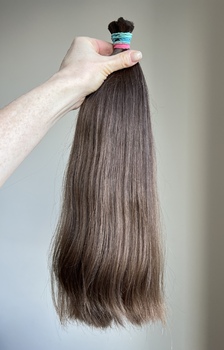 Волосы с девушки 40-44 см, 100 грамм - Детские волосы для наращивания 