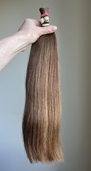 Волосы женские 45 см, 89 грамм - Детские волосы для наращивания 