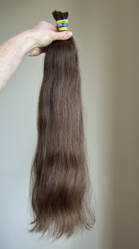 Волосы женские 55 см, 77 грамм - Детские волосы для наращивания 