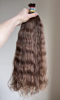 Волосы детские 51-53 см, 153 грамма - Детские волосы для наращивания 