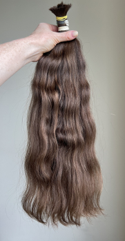 Волосы женские 52 см, 146 грамм - Детские волосы для наращивания 