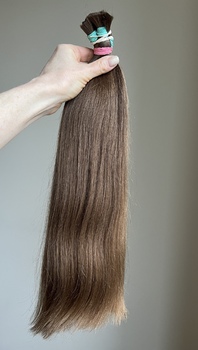 Волосы детские 44-45 см, 131 грамм - Детские волосы для наращивания 