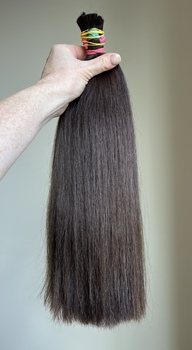 Волосы детские 42-43 см, 127 грамм - Детские волосы для наращивания 