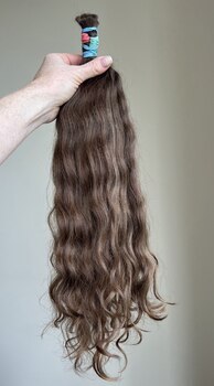 Волосы с девушки 45-50 см, вес 79 грамм - Детские волосы для наращивания 