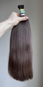 Волосы с девушки 41-42 см, 114 грамм - Детские волосы для наращивания 