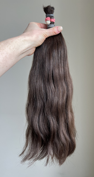 Волосы женские 44 см 108 грамм - Детские волосы для наращивания 