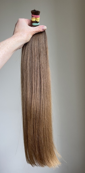 Волосы детские 54 см, 129 грамм  - Детские волосы для наращивания 