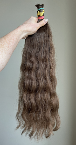 Волосы женские 53-54 см, 110 грамм - Детские волосы для наращивания 