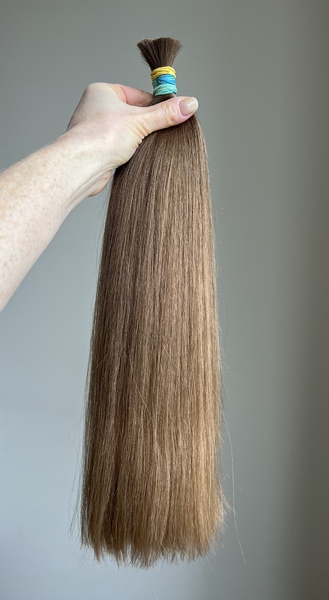 Волосы детские 45 см, 81 грамм - Детские волосы для наращивания 