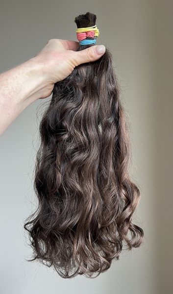 Волосы детские 41 см, 97 грамм - Детские волосы для наращивания 