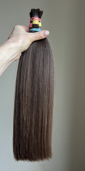 Волосы женские 42 см, 136 грамм - Детские волосы для наращивания 