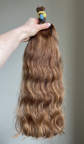 Волосы женские 50-52 см, 117 грамм - Детские волосы для наращивания 