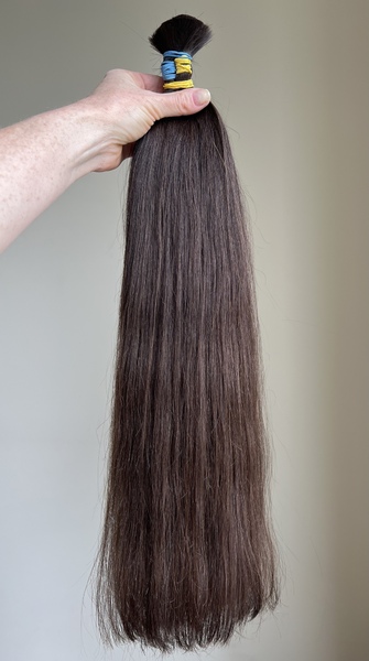 Волосы женские 56 см, 128 грамм  - Детские волосы для наращивания 