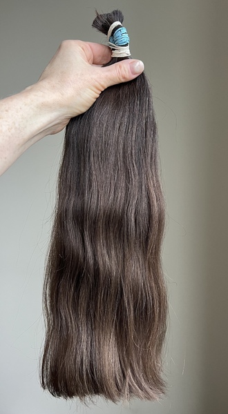 Волосы женские 42-43 см, 80 грамм - Детские волосы для наращивания 