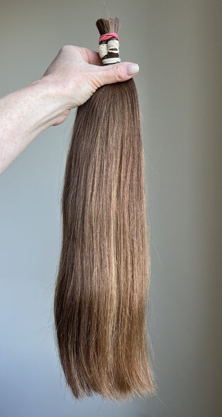 Волосы женские 45 см, 89 грамм - Детские волосы для наращивания 