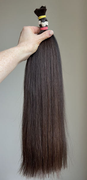 Волосы женские 51 см, 115 грамм - Детские волосы для наращивания 