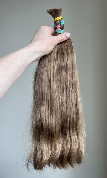 Волосы детские 46-47 см, 104 грамм - Детские волосы для наращивания 