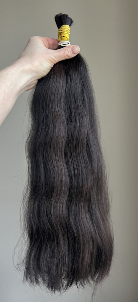 Волосы женские 50 см, 105 грамм - Детские волосы для наращивания 