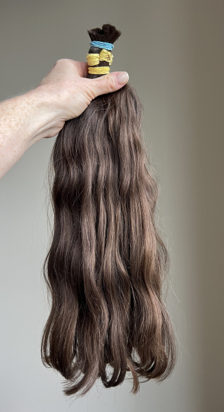 Волосы детские 42-43 см, 130 грамм - Детские волосы для наращивания 
