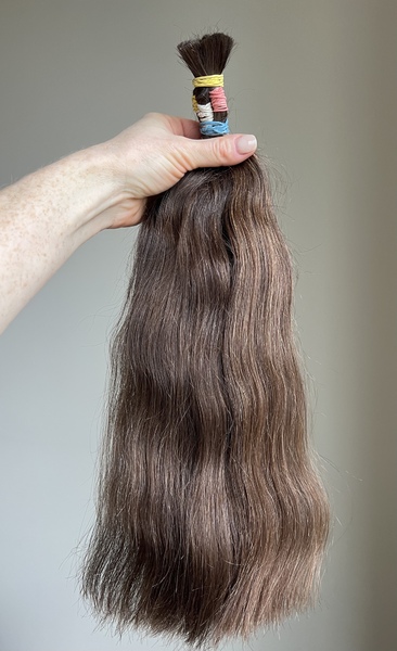 Волосы детские 42 см, 81 грамм - Детские волосы для наращивания 