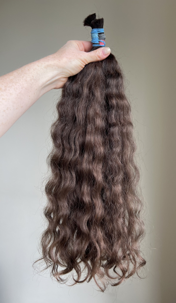 Волосы женские 52 см,  92 грамма - Детские волосы для наращивания 